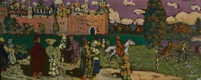 Russian Scene by Wassily Kandinsky